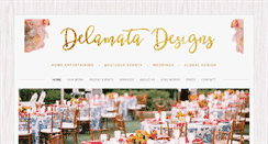 Desktop Screenshot of delamatadesigns.com